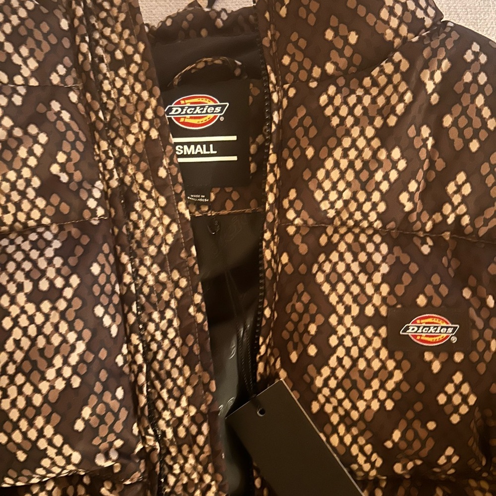 Dickies Brown and Cream Patterned Jacket